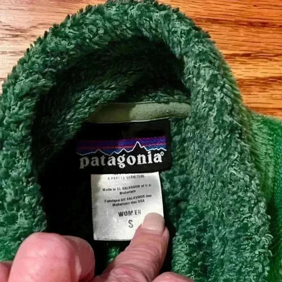 Women's Patagonia Regulator R1 Polartec Jacket Small Full Zip Green - Picture 6 of 11